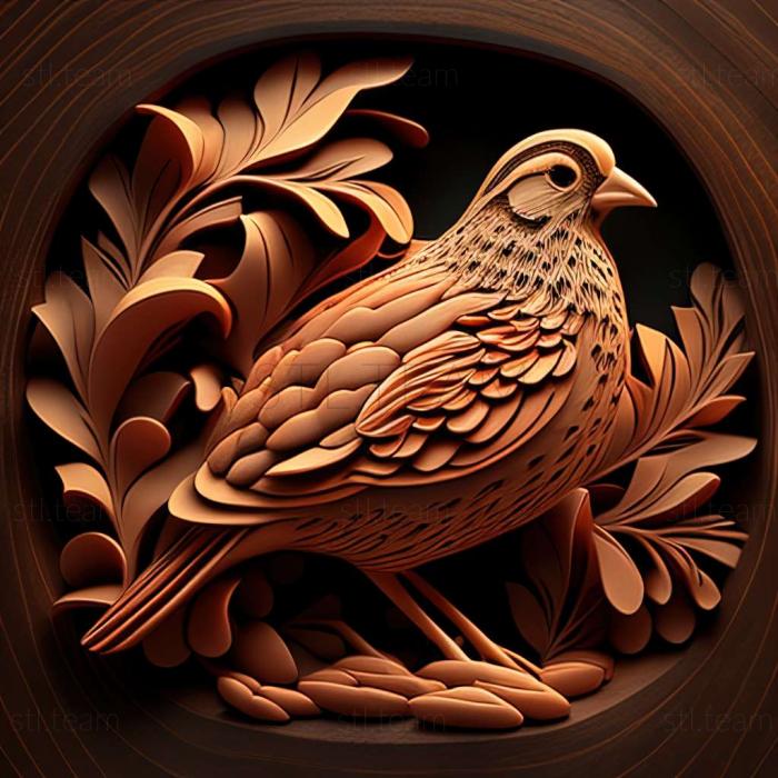 3D model quail (STL)